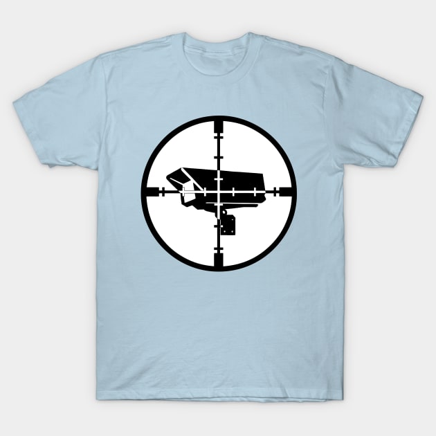 Surveillance Camera Target Practice T-Shirt by CultureClashClothing